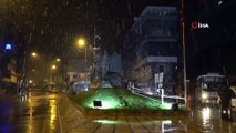 Zonguldak'ta kar yağışı etkisini sürdürüyor