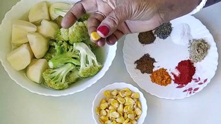 Broccoli recipe - ব্রকলি রান্নার রেসিপি in bengali - Chandrimar Rannaghar