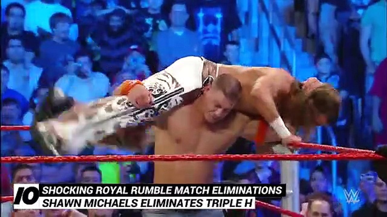 Shocking Royal Rumble Match eliminations WWE Top 10, Jan. 6, 2021