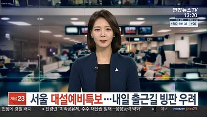 [날씨] 주말 강추위 속 밤부터 '폭설'…눈 최고 15㎝