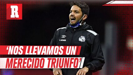 Larcamón sobre la victoria sobre Cruz Azul: 'Hicimos méritos y nos llevamos merecido triunfo'