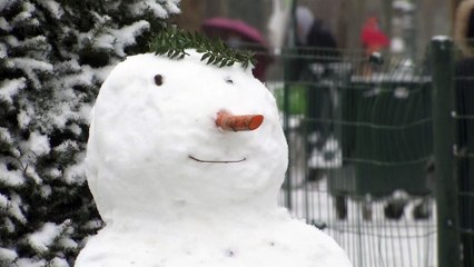 Une partie de l'Europe de l'ouest sous la neige