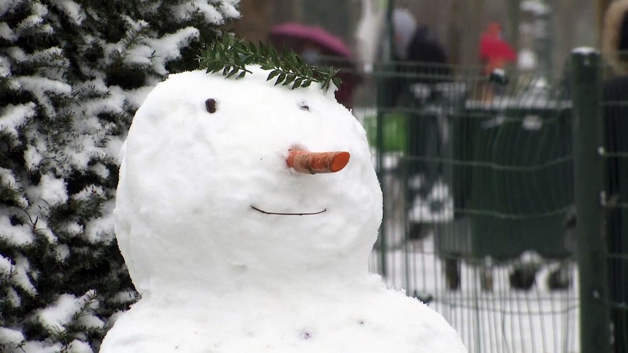 Une partie de l'Europe de l'ouest sous la neige
