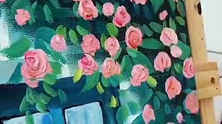 10 Easy Painting Ideas For Beginners - Beautiful Painting Tutorial - Creative Painting Ideas