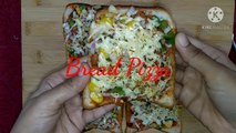 Bread Pizza On Tawa In Hindi/ Quick and Easy Bread Pizza/ Bread Pizza Recipe/ 5 minute Recipe/ How to make bread Pizza/ bread Pizza banane ka tarika/ Bread Pizza recipe/ Bread Pizza kaise banta hai/