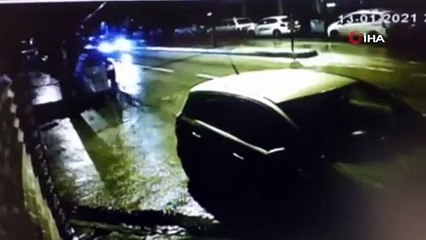 Bursa’da otomobil ile çekici çarpıştı! O anlar kamerada