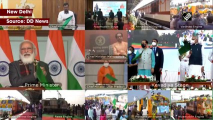 First time several trains are flagged off for one particular city: PM Modi