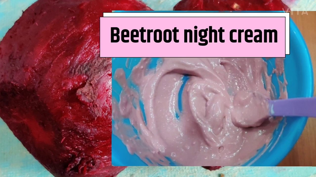 # MEN & WOMEN #DIY BEETROOT NIGHT CREAM # REDUCE DARK SPOTS # SKIN LIGHTENING  # PIGMENTATION  #BEETROOT FOR SKIN #