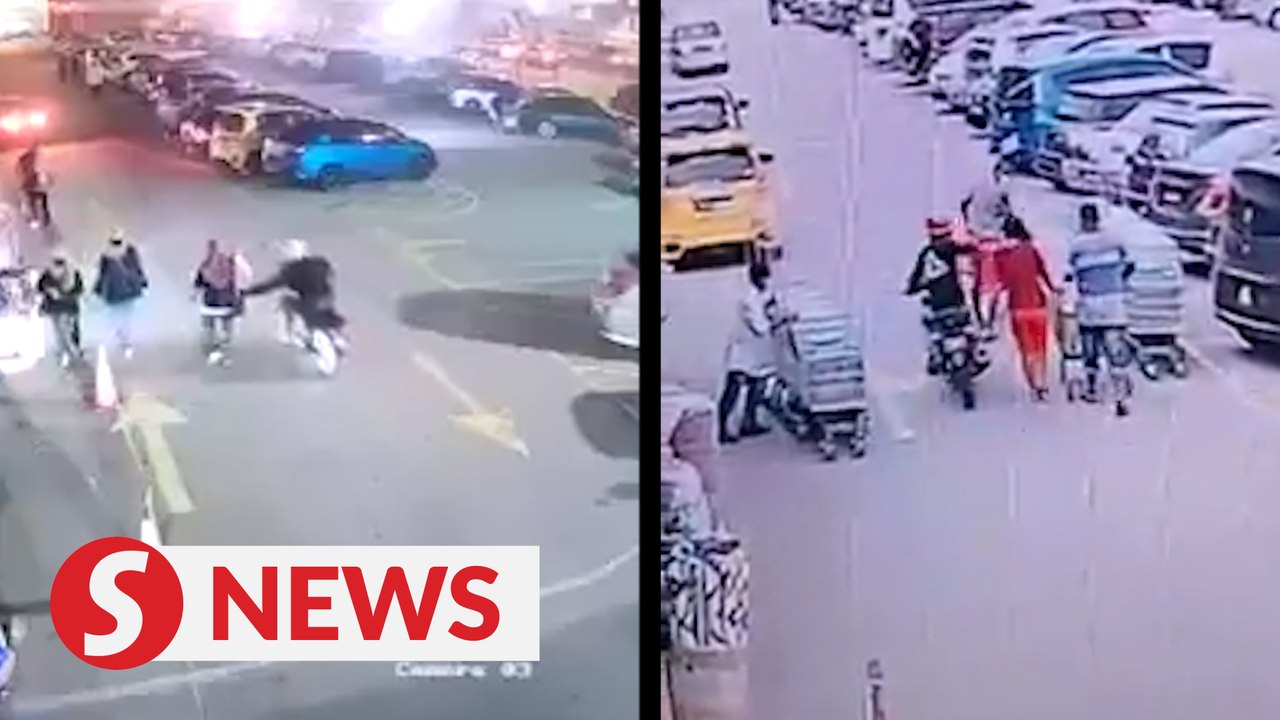 Two snatch thefts - same location, same day!
