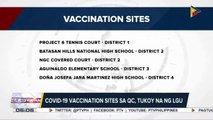 COVID-19 vaccination sites sa QC, tukoy na ng LGU