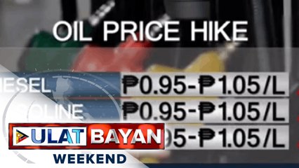 Oil price hike, ipatutupad sa papasok na linggo