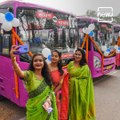ASTC Launched Pink Buses To Ensure Safety Of Women And Senior Citizens