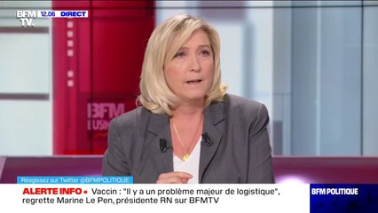 Download Video: Covid-19: Marine Le Pen réclame des contrôles aux frontières 