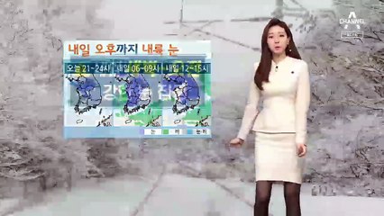 [날씨]내일 새벽부터 오전까지 강한 눈 집중