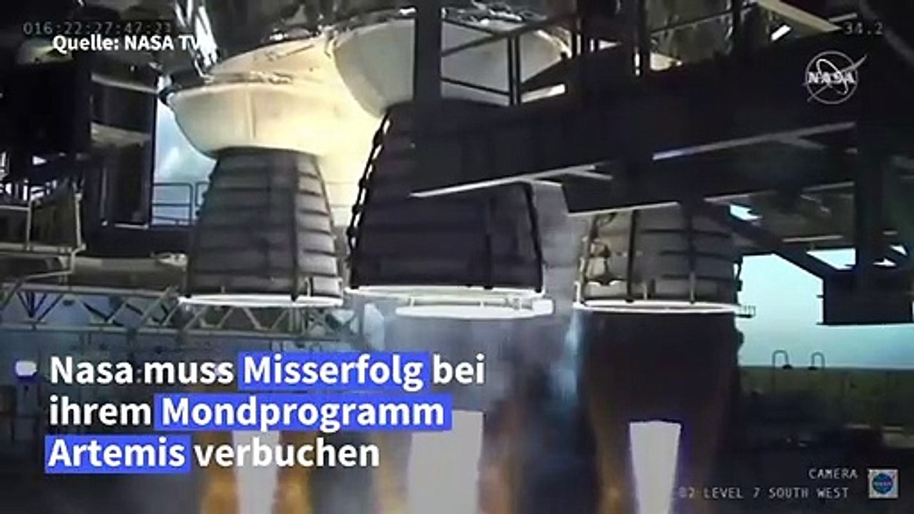 Panne bei Triebwerkstest für Mondprogramm der Nasa