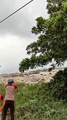 Massive sinkhole forms in Kuala Selangor