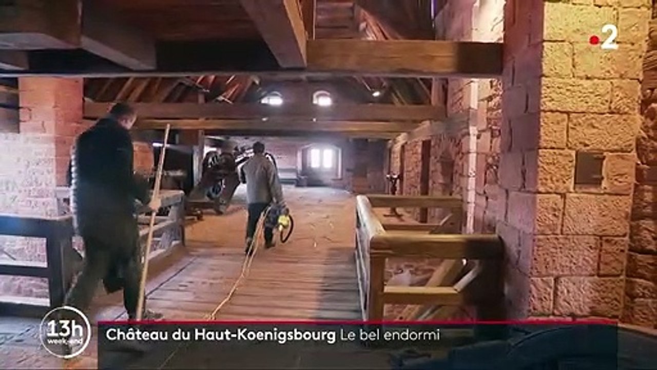 Alsace : le château du Haut-Koenigsbourg, fermé au public, reste animé