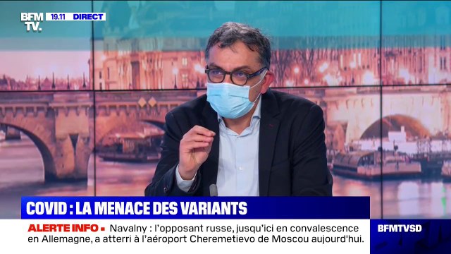 Covid-19: le Pr Yazdan Yazdanpanah estime que le variant britannique pourrait devenir prédominant en mars-avril