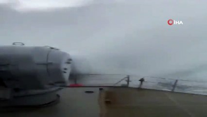 MSB:  'Fırkateyn, zorlu hava şartlarında kazanın yaşandığı bölgeye doğru intikaline devam ediyor'