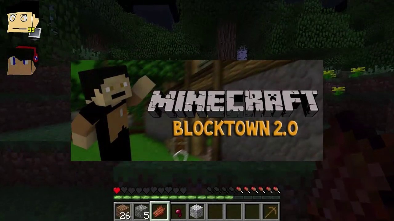 Minecraft blocktown 2.0 1: der kampf mit der holzspitzhacke (feat. rlzpt000 & logikerhp)