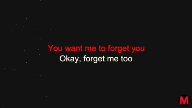 Forget Me Too Karaoke Version - Machine Gun Kelly ft. Halsey (Karaoke Songs With Lyrics)