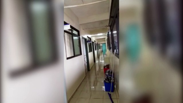 Internautas registram problemas na estrutura da UPA Tancredo Neves durante chuva