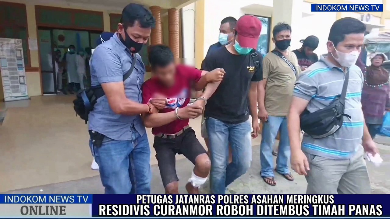Jatanras Polres Asahan Tembak Pelaku Curanmor