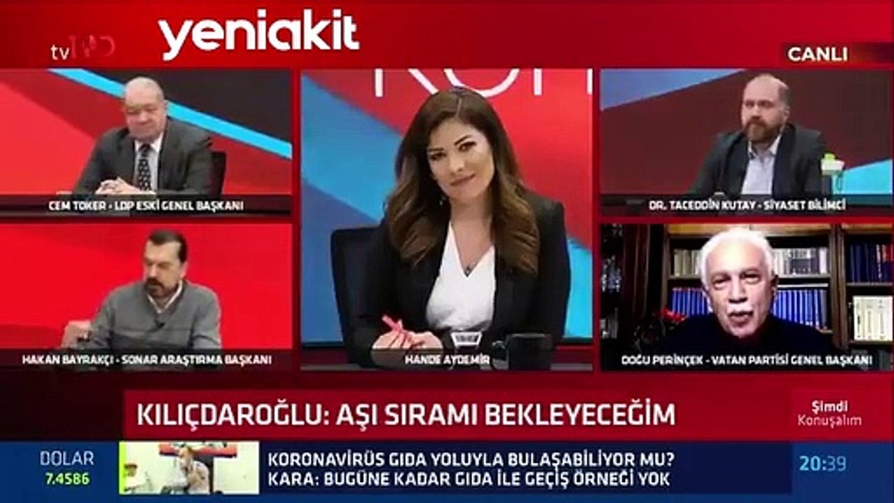 Canlı yayında Perinçek sert çıktı: Otur orada adam gibi
