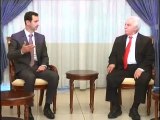 Vatan Partisi Genel başkanı Doğu Perinçek ve Türk heyeti Suriye Cumhurbaşkanı Beşar Esad ile görüştü