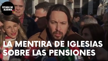 Cuando IGLESIAS quería REVALORIZAR las PENSIONES, NO RECORTARLAS UN 6%