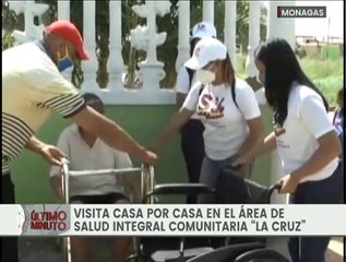 Despliegan jornada de despistaje casa por casa contra la COVID-19 en El Corozo del edo. Monagas