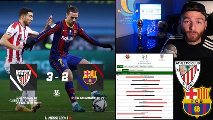 MESSI DEVIENT FOU ! PAS DE 1ER TROPHÉE POUR GRIEZMANN ! BARCA VS BILBAO 2-3 !!