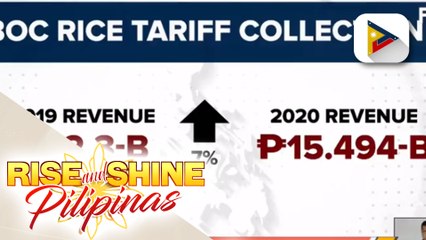 Tax collection sa imported rice, tumaas