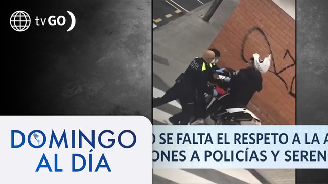 Cuando se falta el respeto a la autoridad: Agresiones a policías y serenos | Domingo al Día