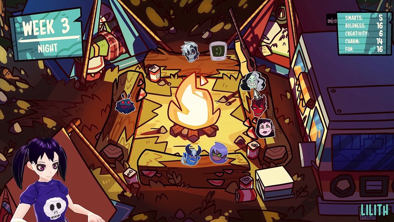 Lilith plays Monster Camp #4