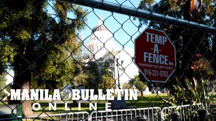 California State Capitol under high security ahead of Biden inauguration
