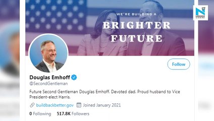 Kamala Harris’ husband gets first ‘second gentleman’ Twitter handle