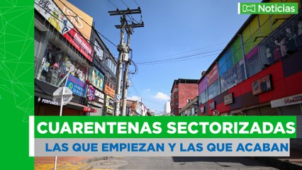 Cuarentenas sectorizadas en Bogotá: las que inician y las que acaban