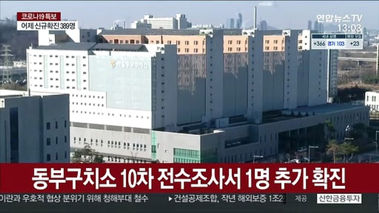 동부구치소 10차 전수조사서 1명 추가 확진