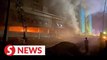 Fire razes new Tanah Merah Hospital building