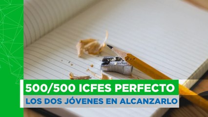 Los dos jóvenes que alcanzaron el puntaje perfecto en su prueba del Icfes