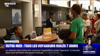 Outre-mer: en plus d'un test PCR négatif, les voyageurs devront s'isoler pendant 7 jours