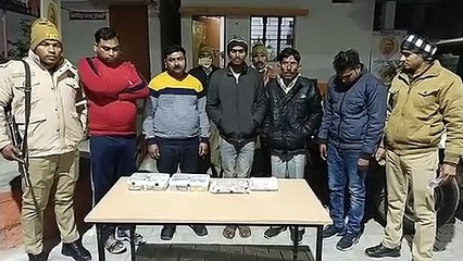 एसओजी टीम व थाना पुलिस ने ऑनलाइन सट्टा पर्ची खेलते पांच आरोपियों को किया गिरफ्तार