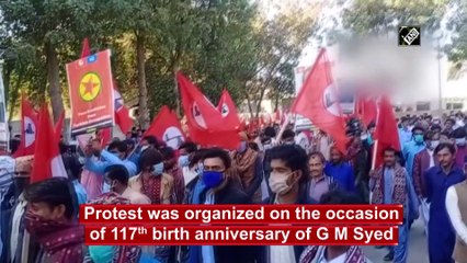 PM Modi, other world leaders’ placards raised at pro-freedom rally in Pakistan’s Sindh