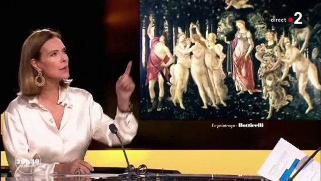 Carole Bouquet invitée dans l'émission 20h30 le dimanche , sur France 2.