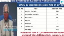 Total 2,24,301 vaccinated in 2 days, 447 adverse events: Health Ministry