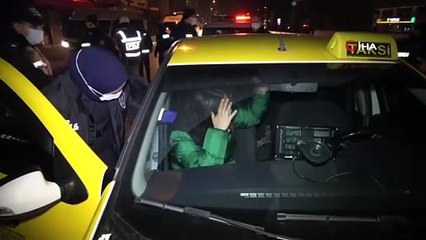 Ticari takside alkol alırken yakalanan genç kadın, 'hastaneye gidiyordum' dedi