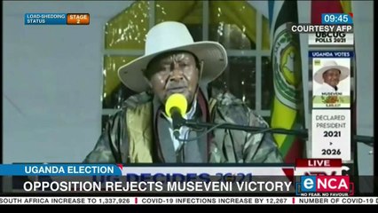 Bobi Wine's party rejects election results