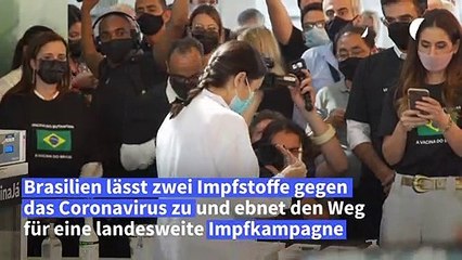 Brasilien erteilt zwei Corona-Impfstoffen Notfallzulassung