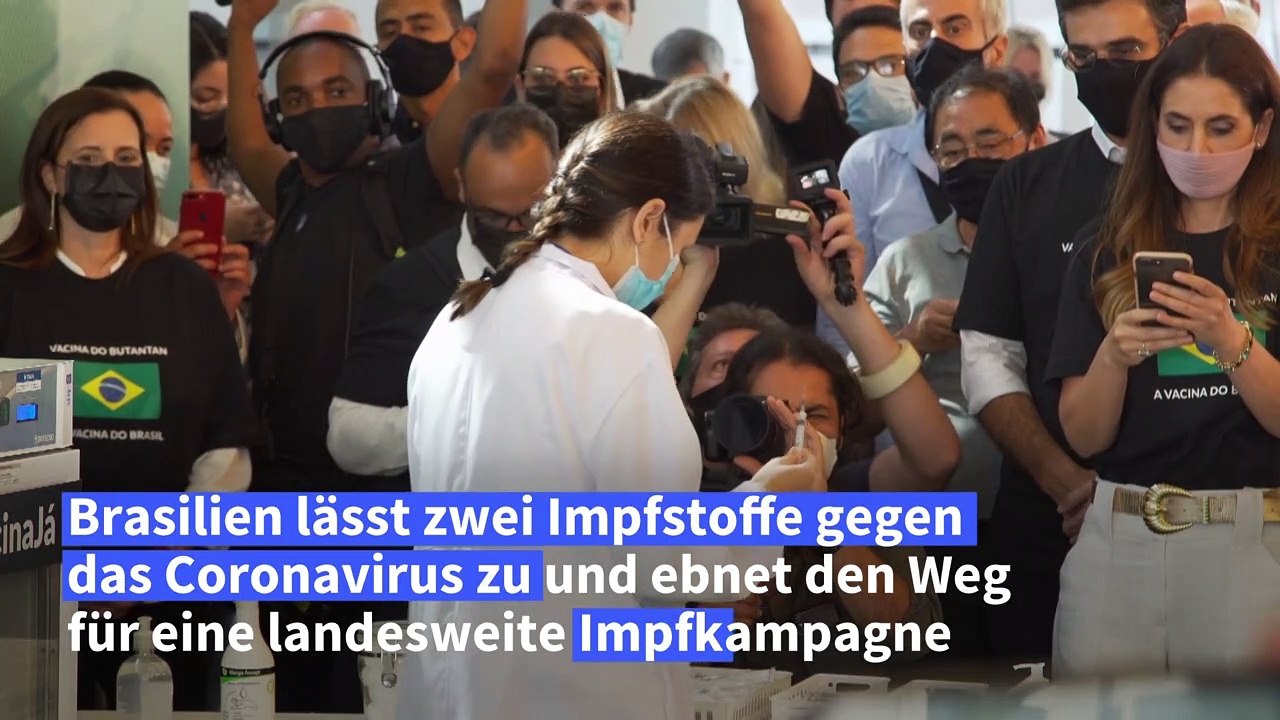 Brasilien erteilt zwei Corona-Impfstoffen Notfallzulassung